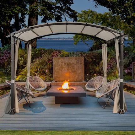 Outdoor Pergola with Sidewalls