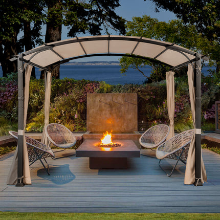 Outdoor Pergola with Sidewalls