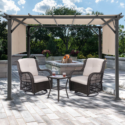 Outdoor Retractable Pergola Canopy