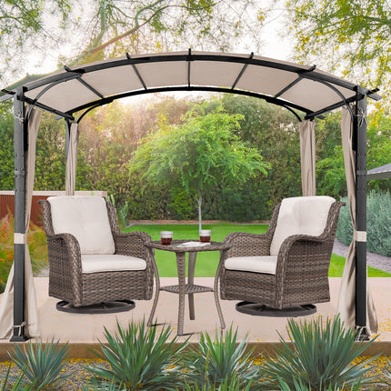 Outdoor Pergola with Sidewalls