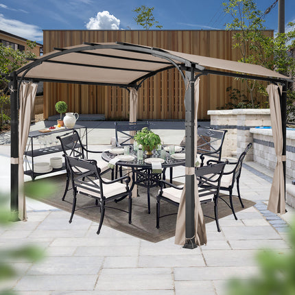 Outdoor Pergola with Sidewalls