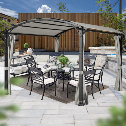 Outdoor Pergola with Sidewalls