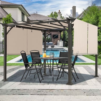 Outdoor Retractable Pergola Canopy