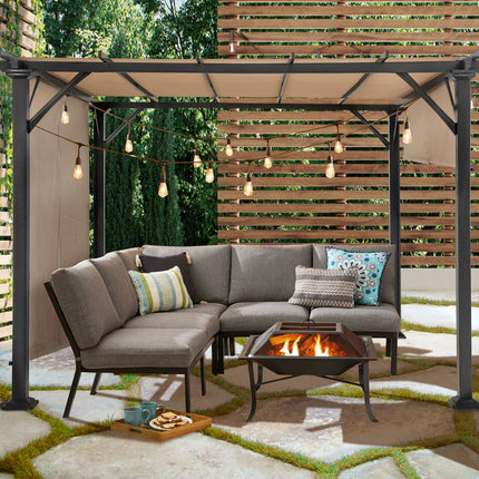 Outdoor Retractable Pergola Canopy