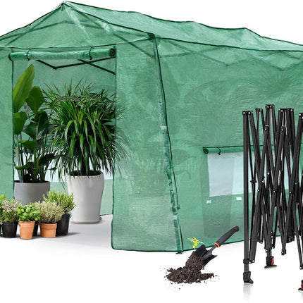 8.5 Ft x 7 Ft Pop-up Outdoor Green House Plant Gardening Canopy