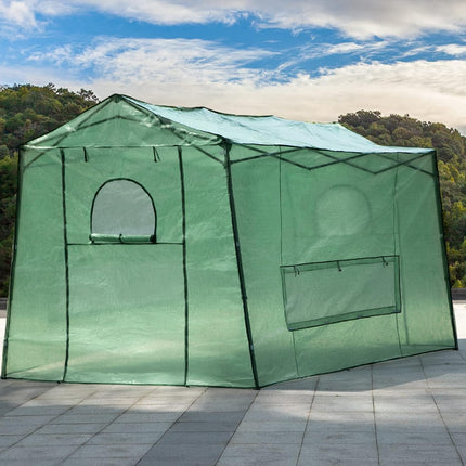 8.5 Ft x 7 Ft Pop-up Outdoor Green House Plant Gardening Canopy