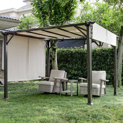 Outdoor Retractable Pergola Canopy