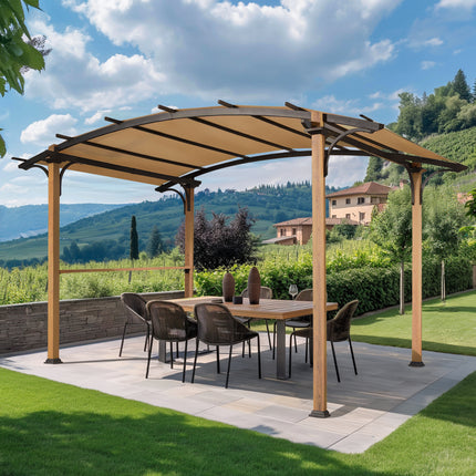 Outdoor Pergola with Canopy