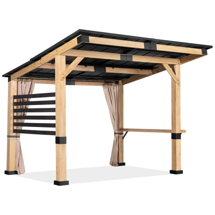 Gardenbee Cedar Wood Gazebo 10 x 12 ft.