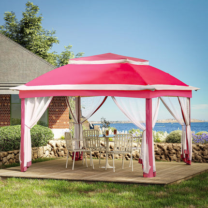 Gardenbee 11'x11' Pop Up Gazebo for Patios Gazebo Canopy Tent