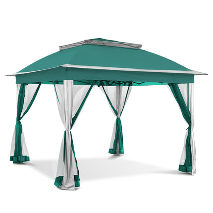 Gardenbee 11'x11' Pop Up Gazebo for Patios Gazebo Canopy Tent