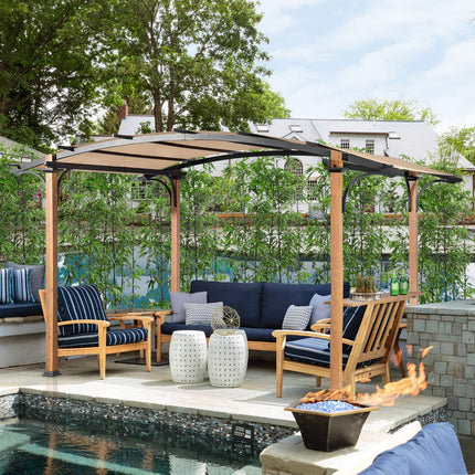 Outdoor Pergola with Canopy