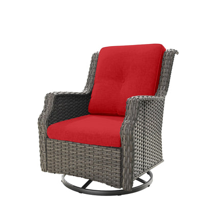 Outdoor Swivel Rocker Patio Chair - 360 Degree Patio Swivel Glider Chair