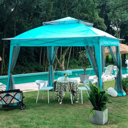 Gardenbee 11'x11' Pop Up Gazebo for Patios Gazebo Canopy Tent