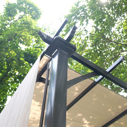 Outdoor Retractable Pergola Canopy